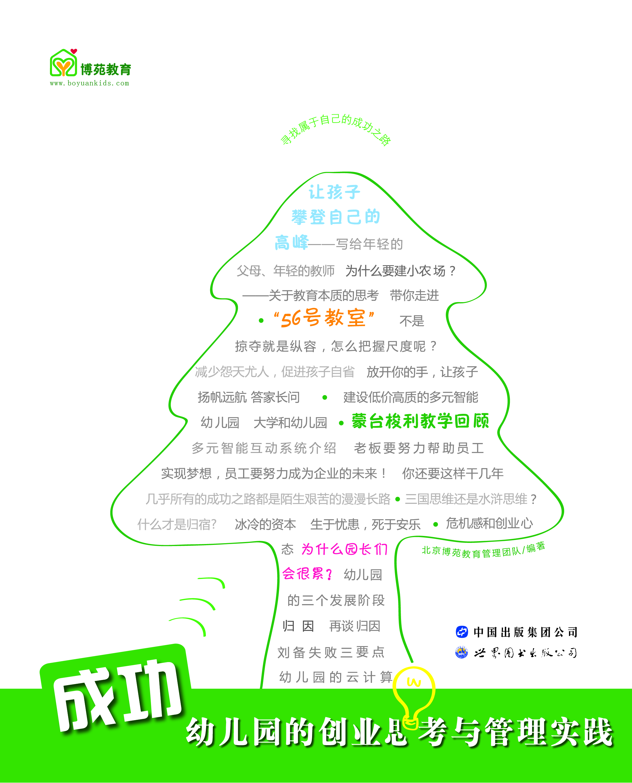成功幼儿园的创业思考与管理实践